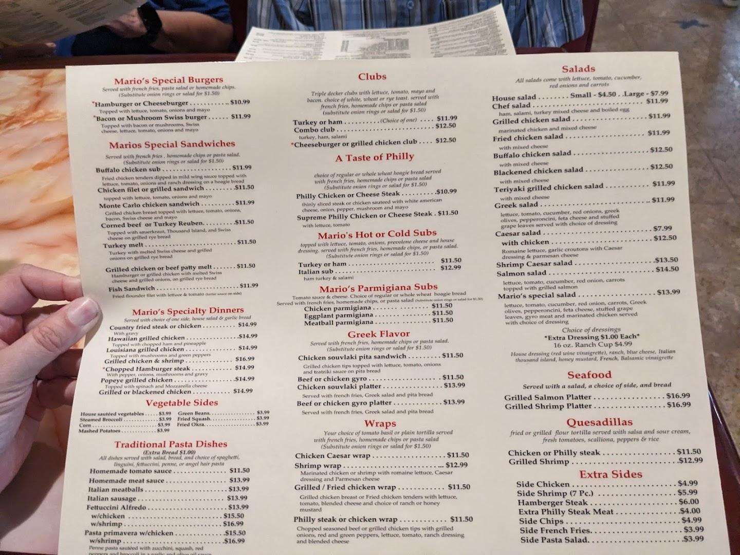 Mario's restaurant